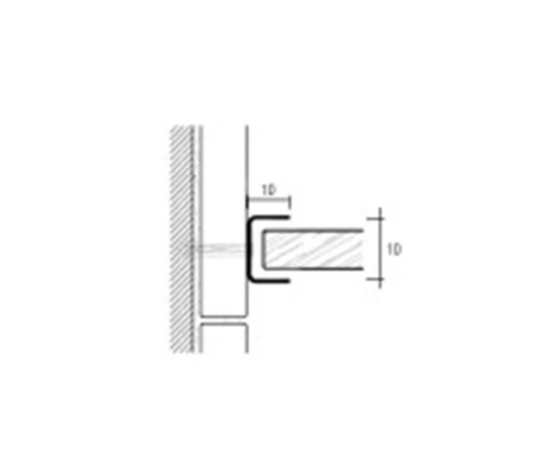 U-Profil 12/10mm 250cm V2A