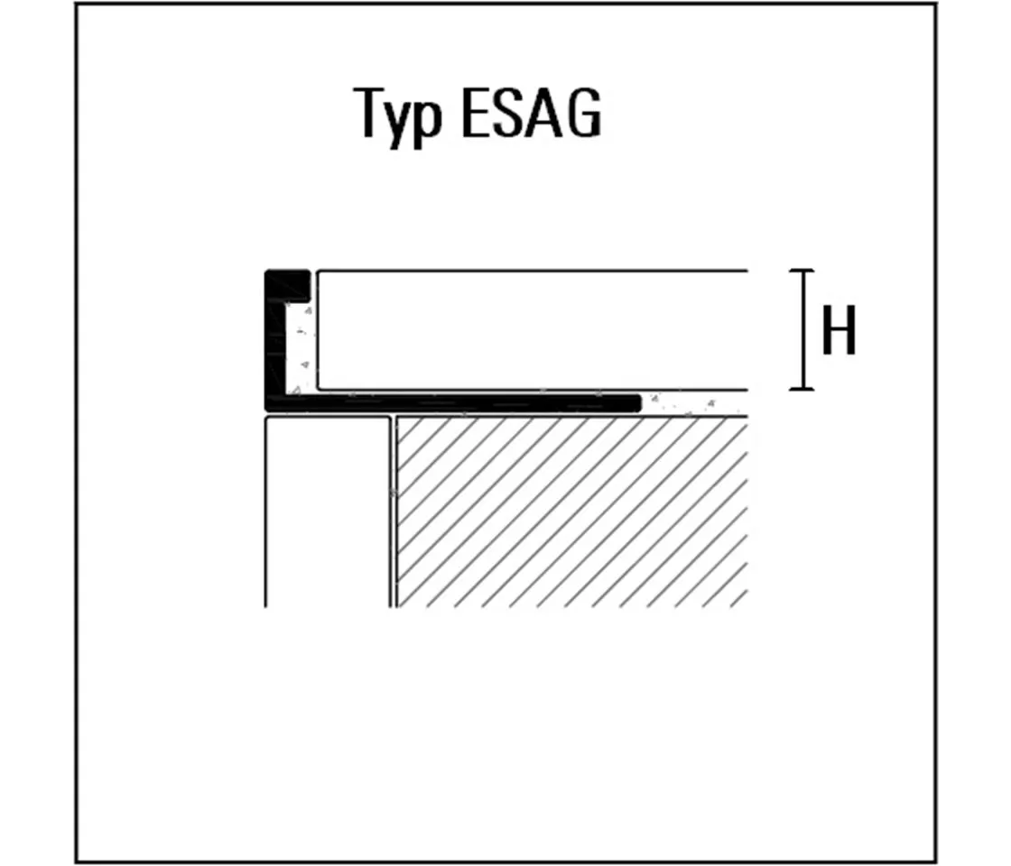 Typ ESAG - Alu natur