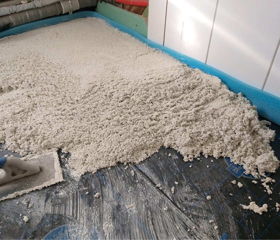 Leichtestrich EPS Granulat