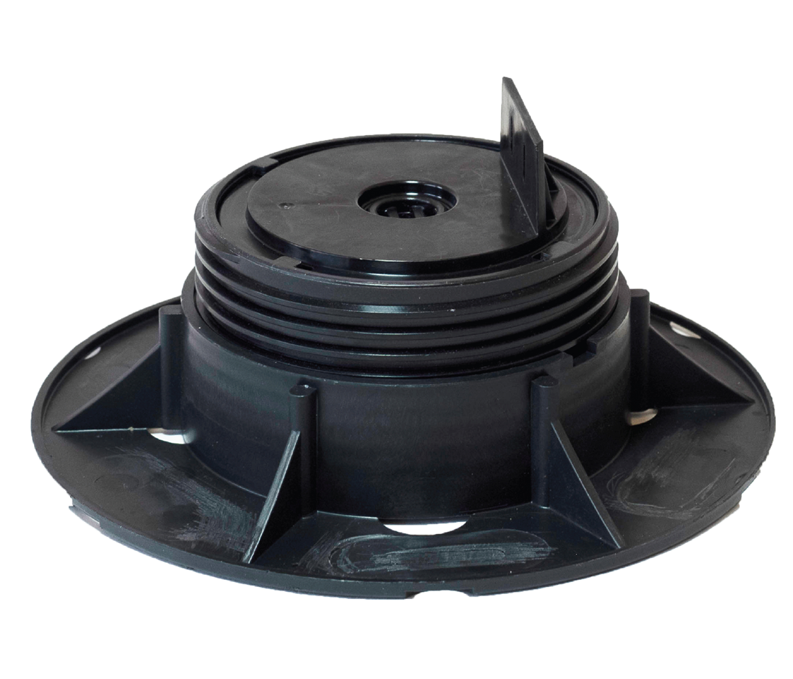 Stelzlager Schienenmontage