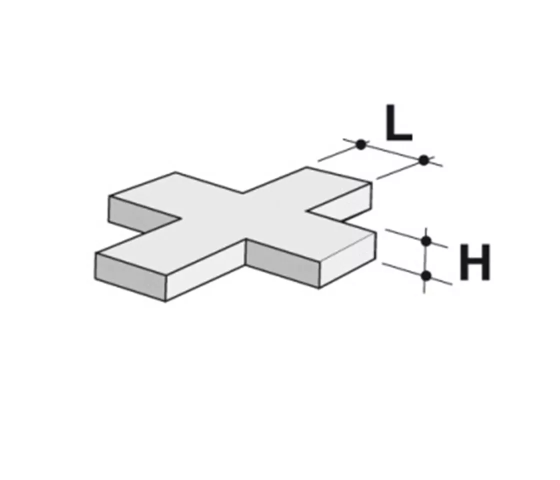 Fugenkeile PVC - Pak 500 Stk